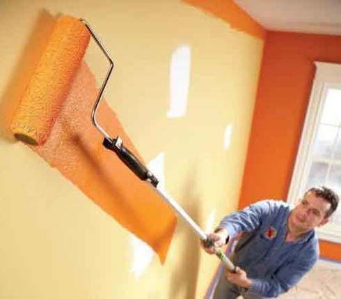 Как правильно красить стены в полоску