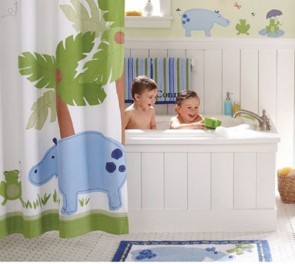 10 советов для украшения детской ванной комнаты