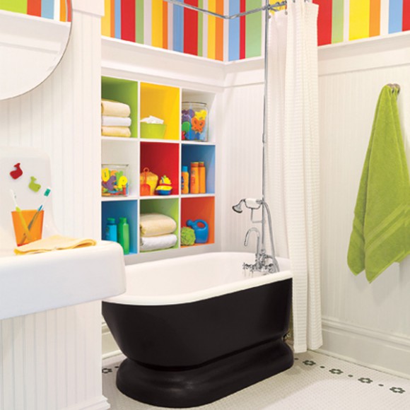 10 советов для украшения детской ванной комнаты