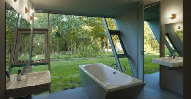 25 ванных комнат с прозрачными стенами
