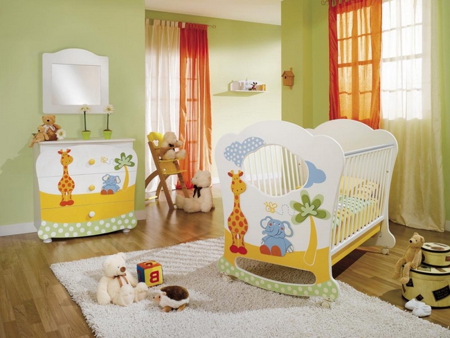 Дизайн детской комнаты для младенца