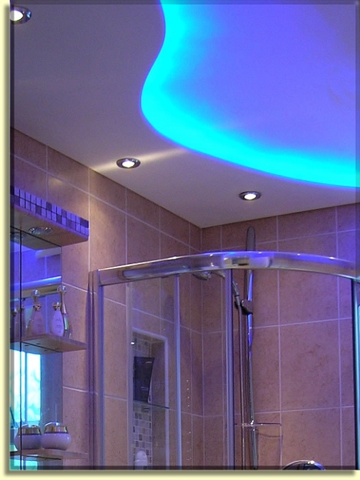 Потолки для ванных комнат: особенности оформления интерьера
