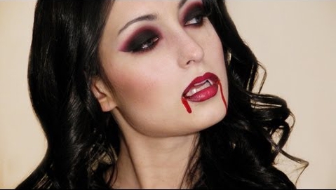 Макияж вампира на Хэллоуин как сделать самому, фото