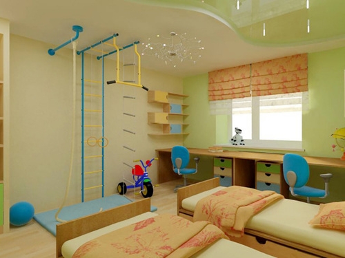 Какие установить потолки в детской комнате?
