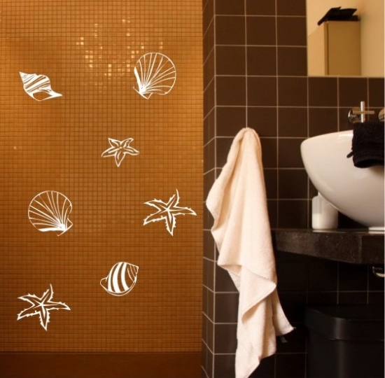 Наклейки в ванную комнату – способ быстро обновить интерьер