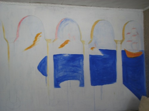 Мастер-класс: Роспись стен<br />
 акриловыми красками