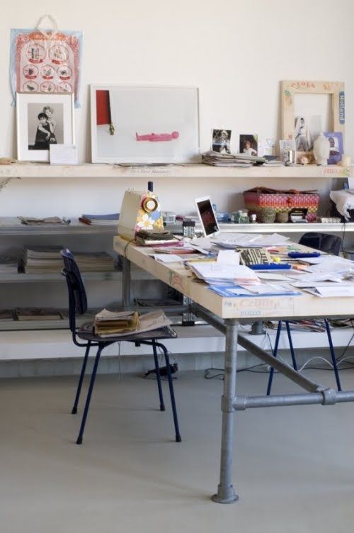 28 стильных столов в<br />
 индустриальном стиле про работы