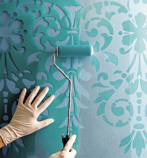 Делаем трафареты для покраски стен в квартире